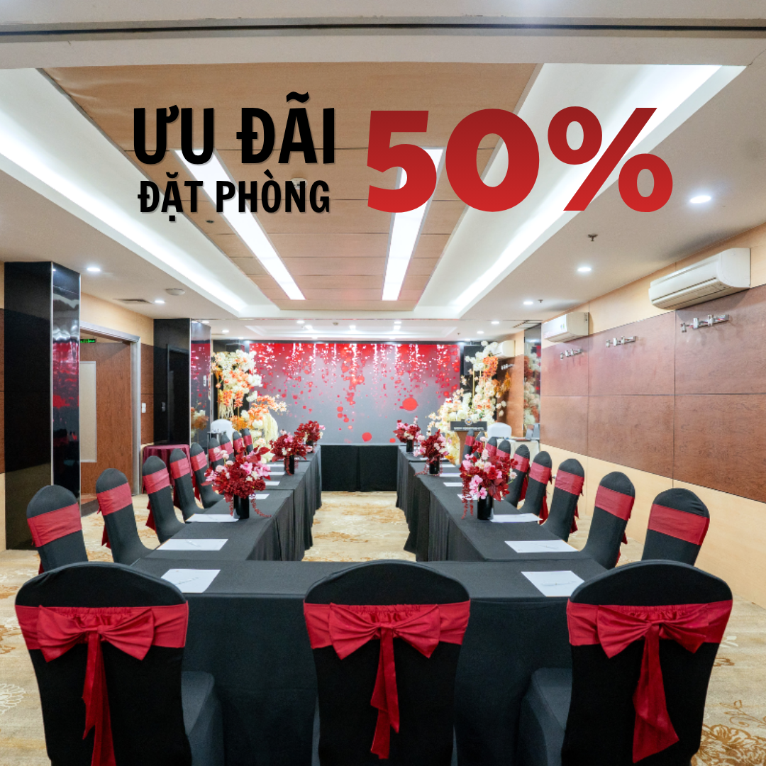 Ưu đãi 50% khi tổ chức Hội thảo tại Khách sạn Bảo Sơn