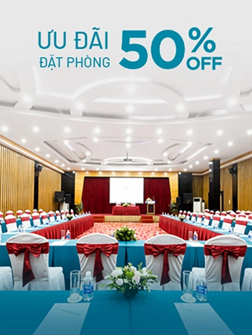 Ưu đãi 50% khi tổ chức Hội thảo tại Khách sạn Bảo Sơn