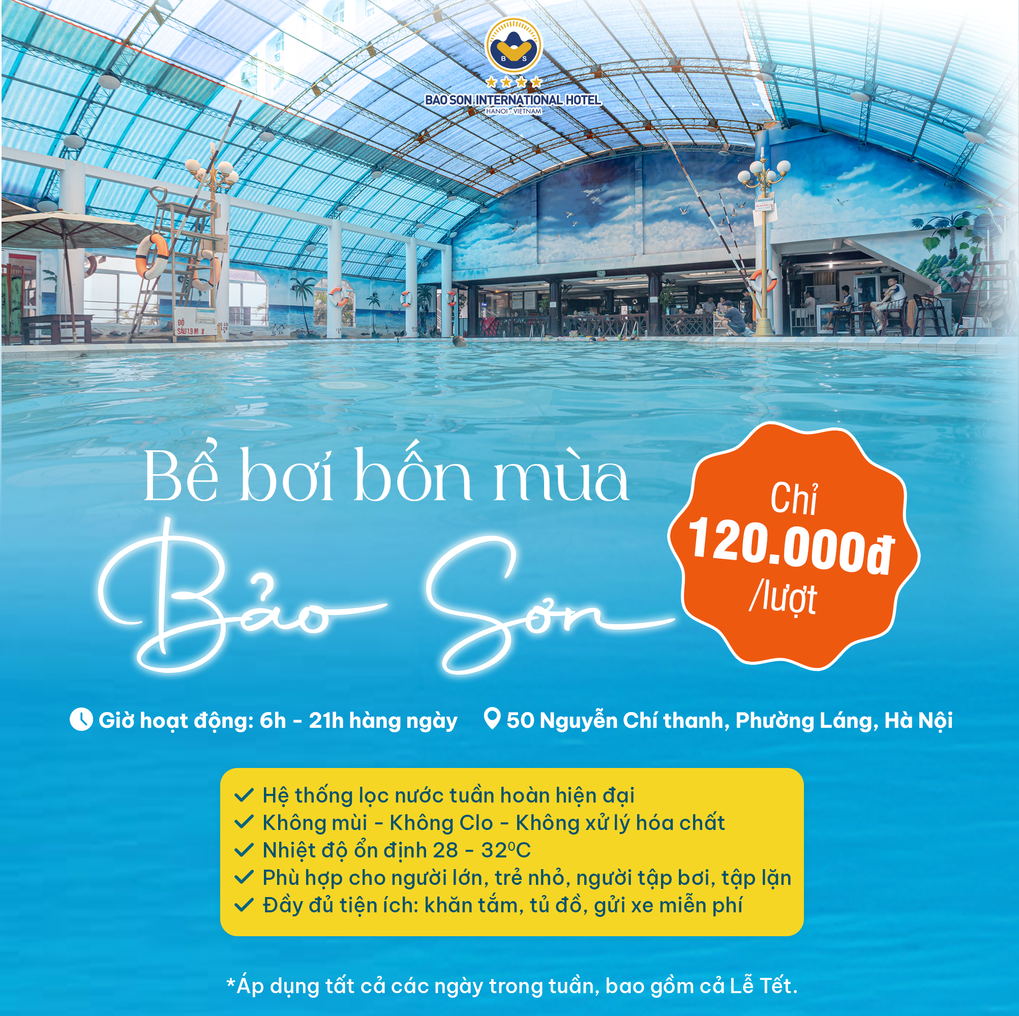 TỔNG HỢP CÁC CHƯƠNG TRÌNH ƯU ĐÃI TẠI BỂ BƠI BẢO SƠN